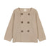 Lil Legs Analogie Taupe Knit Double Breasted Blazer